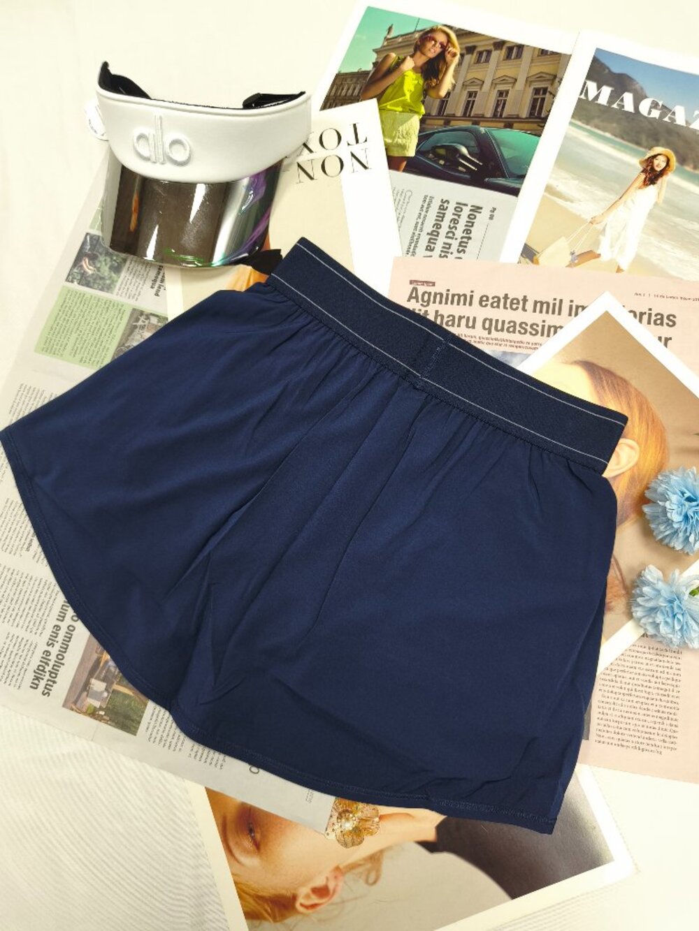 Alo Yoga Tennis Skirt Navy Blue Chic Summer Essential💙🎾 - Picture 3 of 10